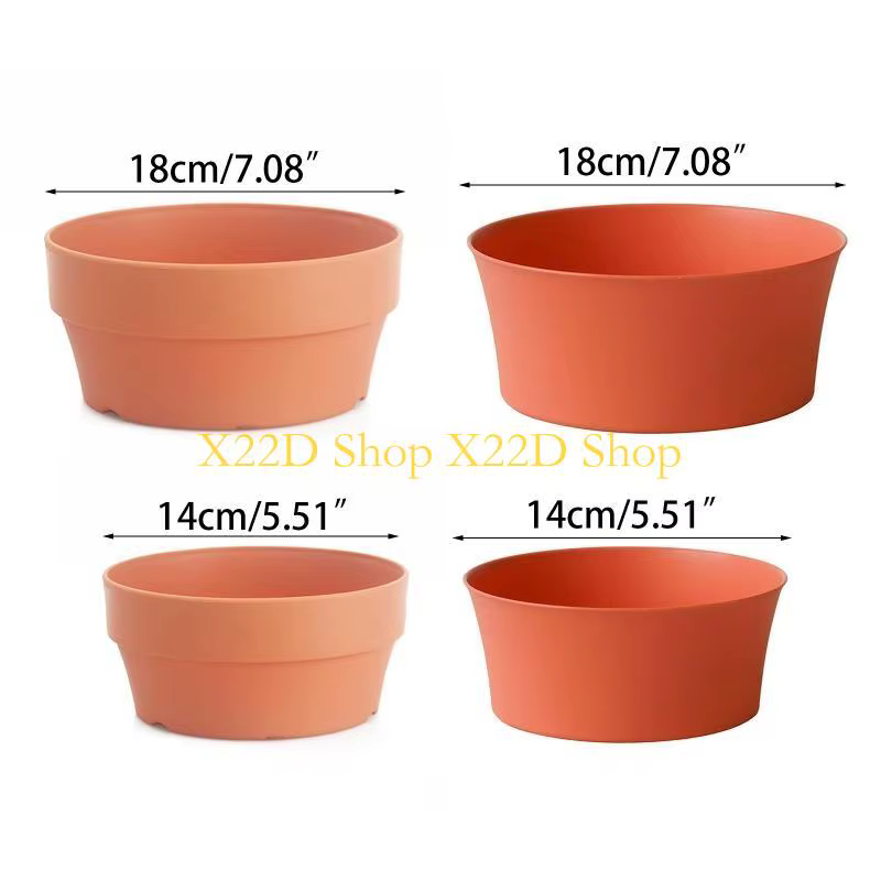 Imitation x22D Pot / plateau en terre cuite pour les plantes Pot