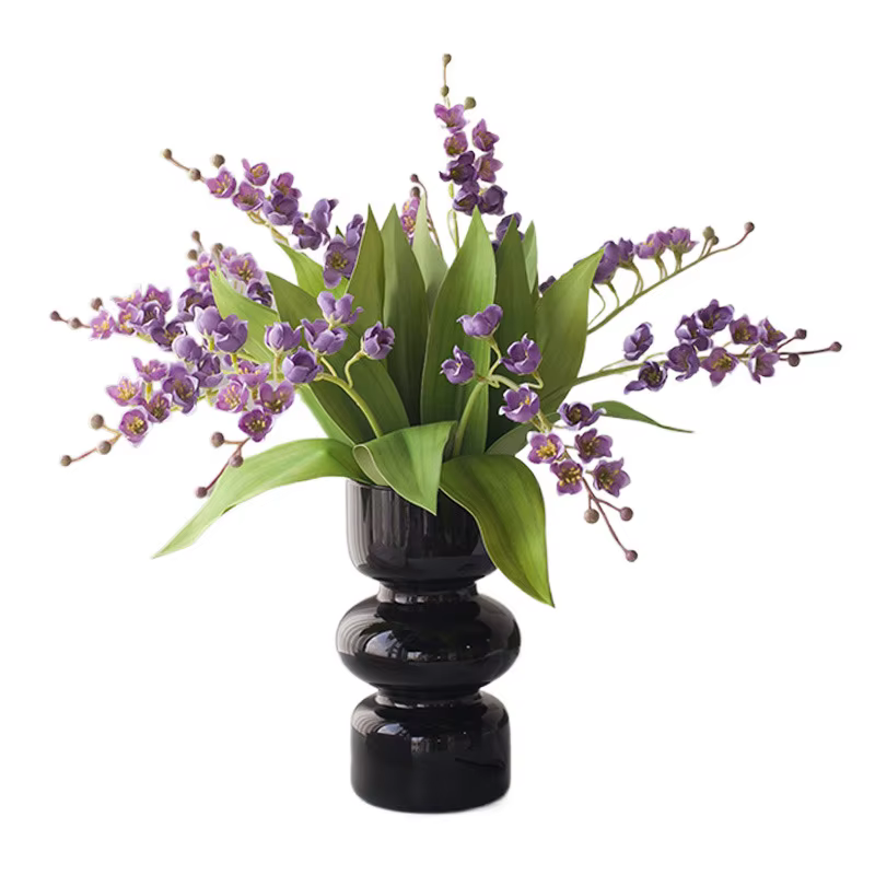 Bouquet de fleurs artificielles en soie de muguet