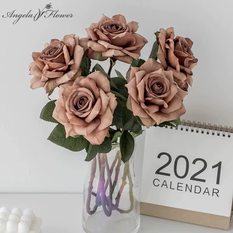 Branche de Rose pour Bouquet de mariée de mariage