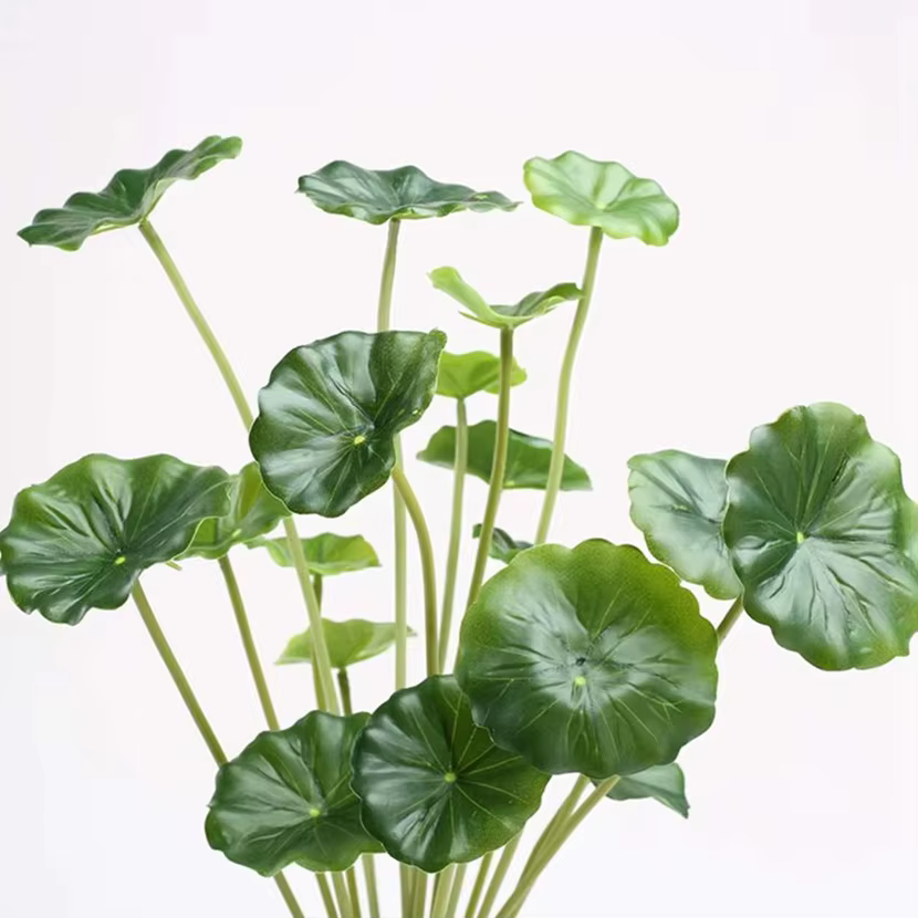 Plantes Artificielles Feuille de Lotus Matériel de Rempotage Décoration de Fête Jardin Domestique Piscine