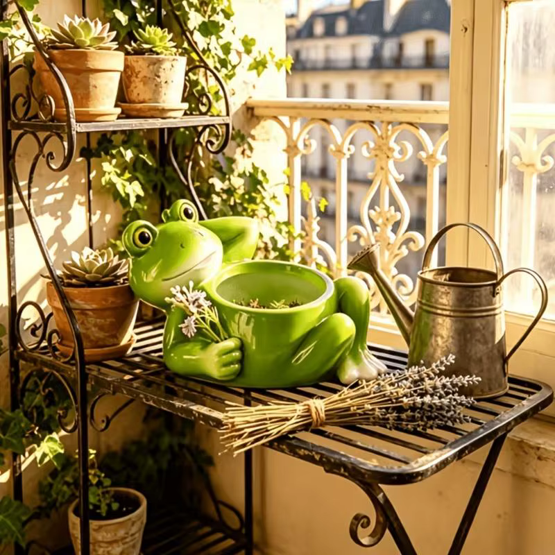 Jardinière jardin ouaouaron