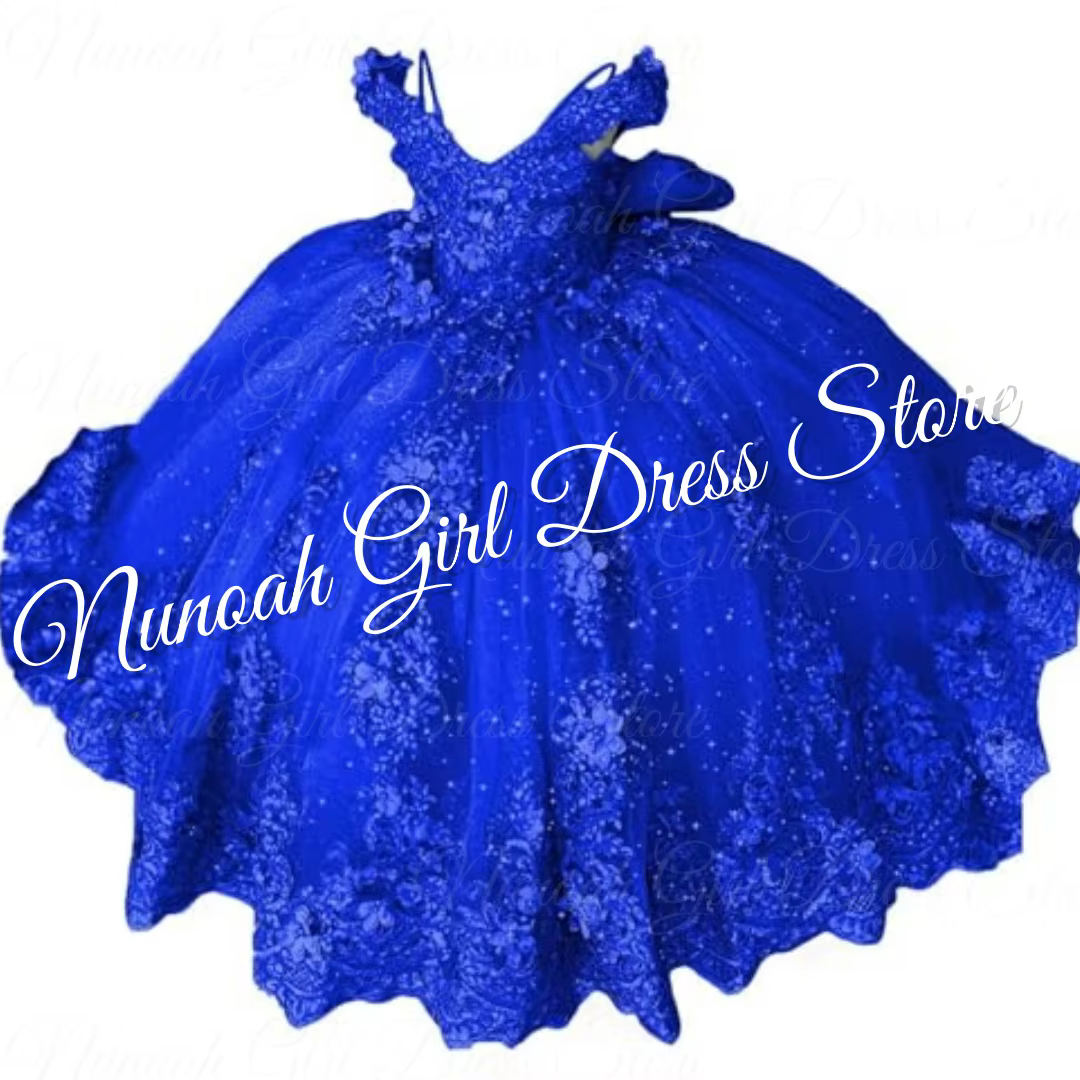 Robes vertes pour filles, pour mariage, avec appliques en dentelle florale, robes de fête d'anniversaire pour filles, robes de communion personnalisées