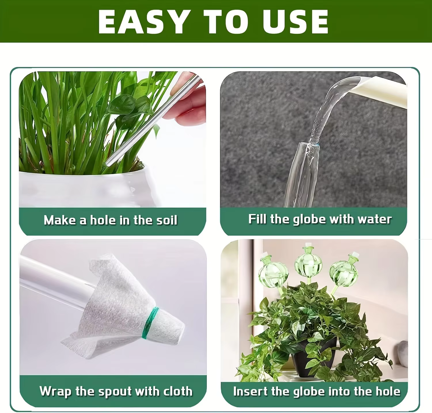 Dispositif d'arrosage automatique pour plantes en forme de Cactus