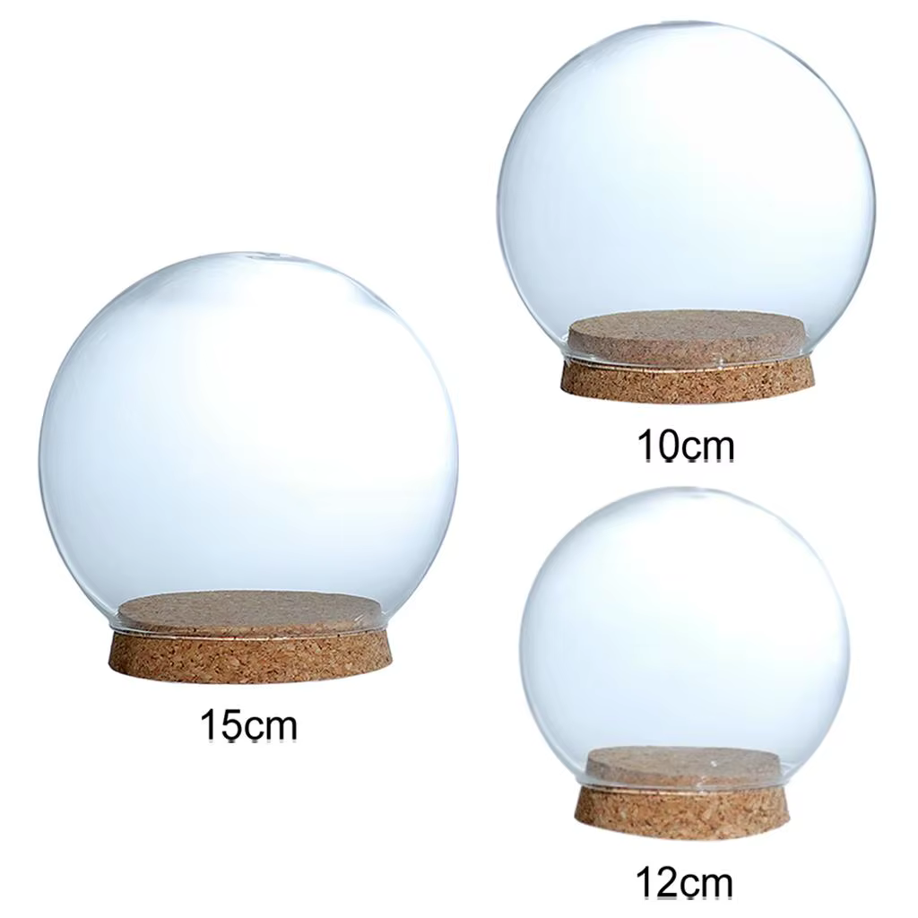 Verre Décoratif avantavec Base en Bois
