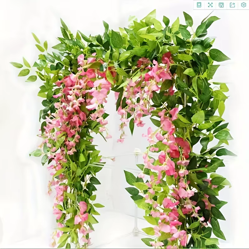 Guirlande de plantes artificielles de type lierre pour la décoration de la maison