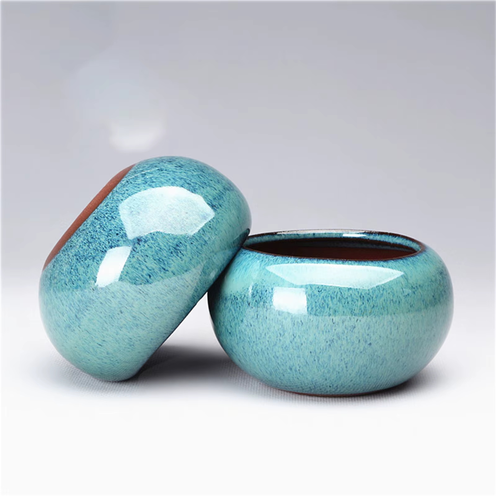 Pots de fleurs en céramique de style chinois