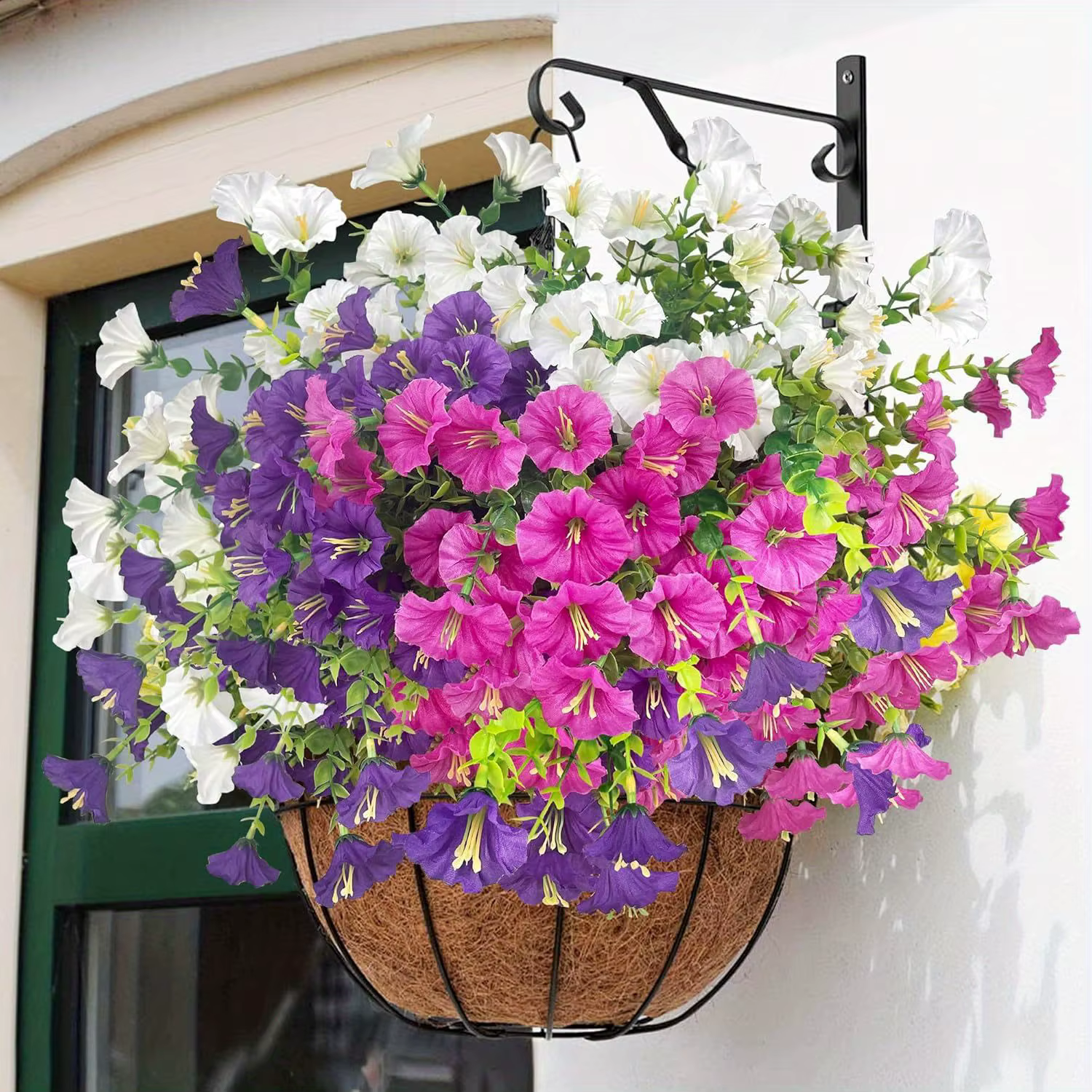 Lot de 6/9 fleurs artificielles de volubilis