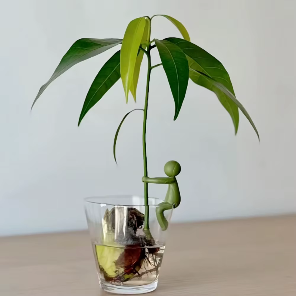 Support pour plantes coloré à 3 niveaux - Le support à fleurs en plastique présente un design unique, pratique pour la culture des plantes et le rangement des fleurs.