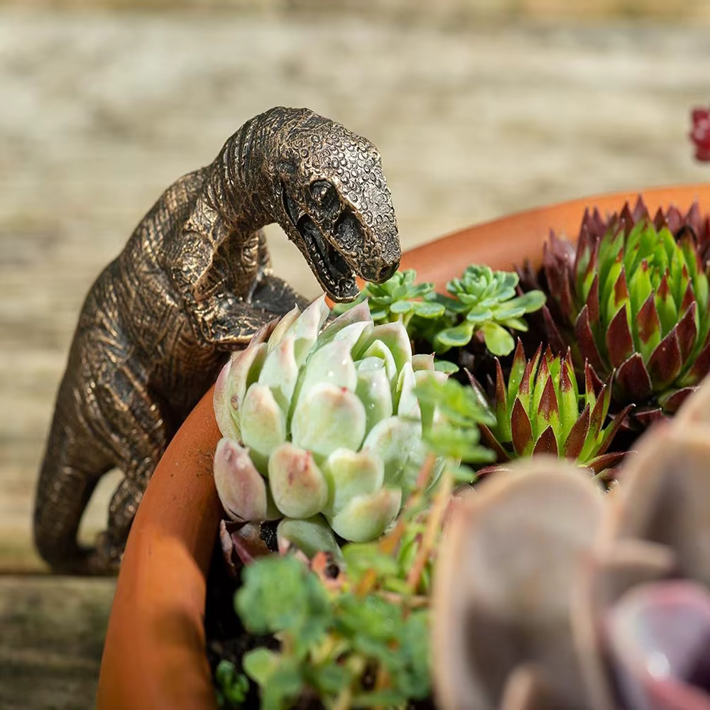 1pc petites décorations de dinosaure Pot de fleur bonsaï