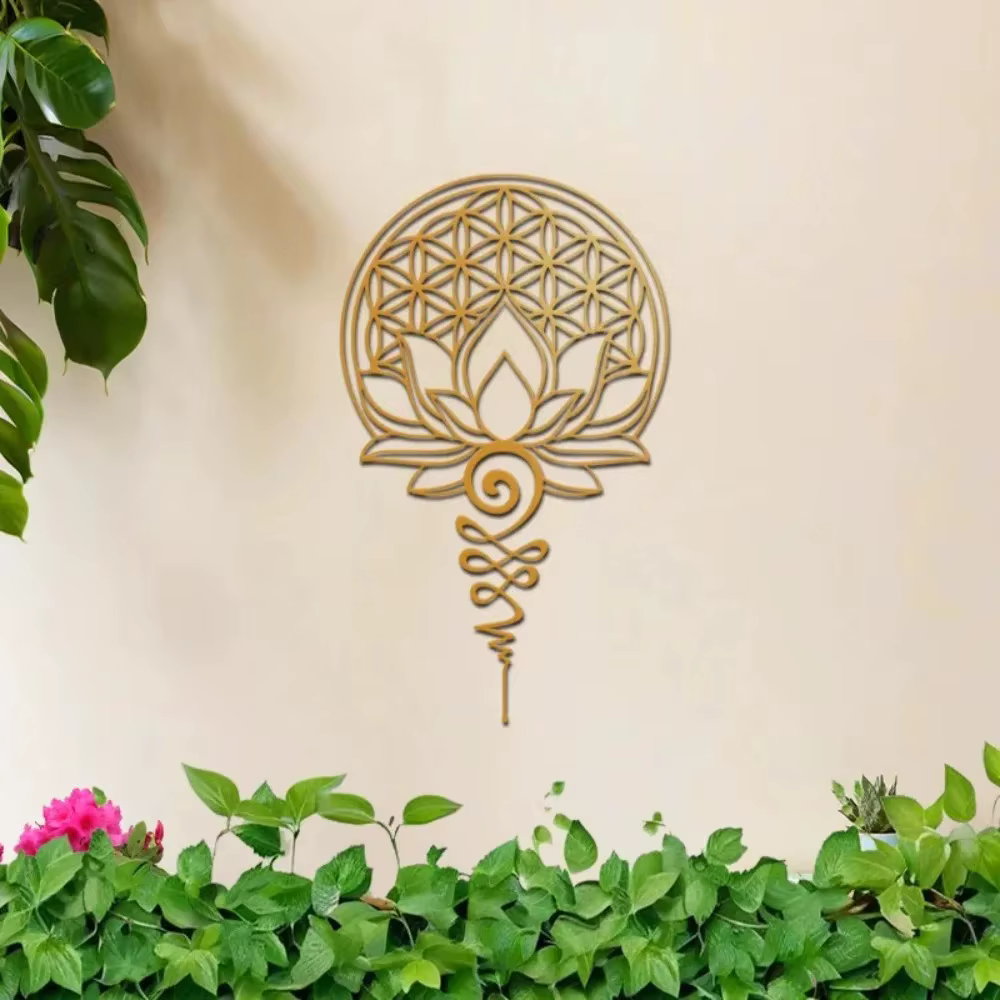 Décoration murale en métal Mandala 15
