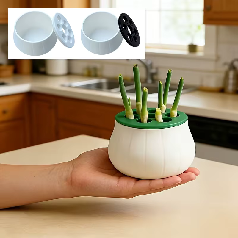 Pot de plantation de régénération d'oignons verts imprimé en 3D