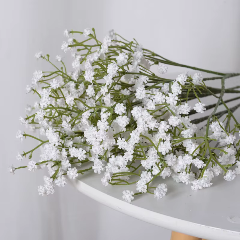 Bouquet de fleurs artificielles en plastique