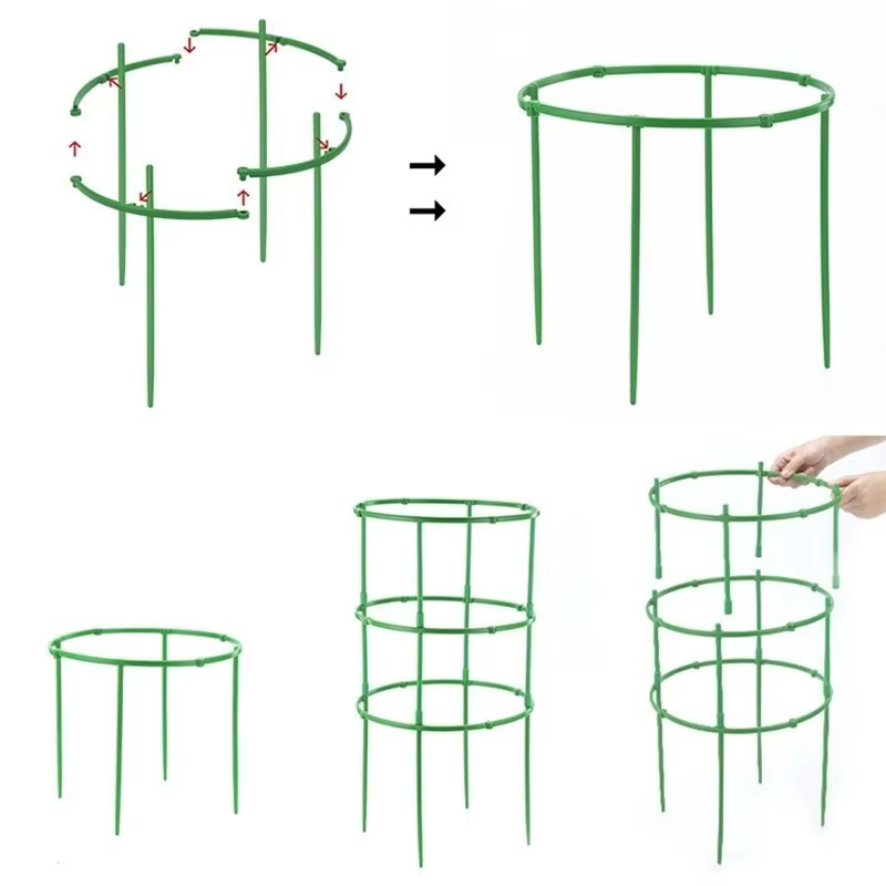 1 ensemble de supports de plantes en plastique