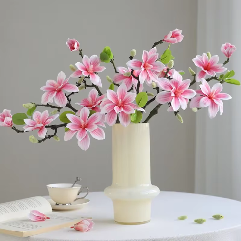 Fleur de Magnolia artificielle 56CM