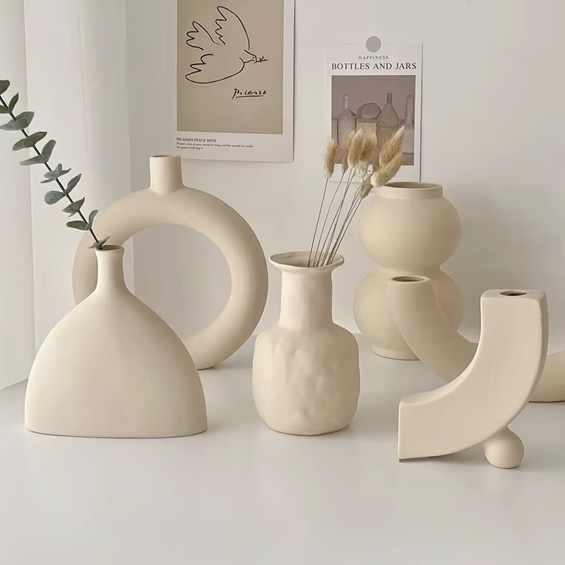 Vase d'art en céramique Simple et moderne