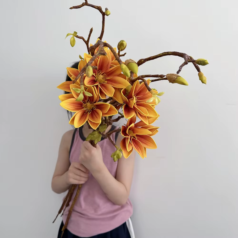 Fleur artificielle Magnolia 70cm