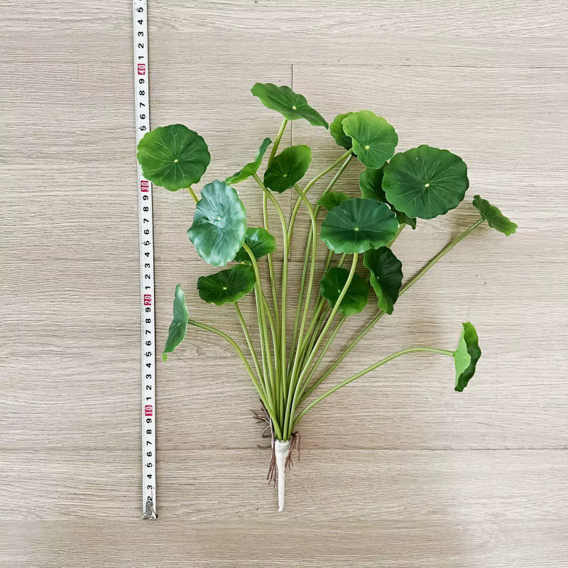 2 pièces de feuilles artificielles de Pilea Peperomioides