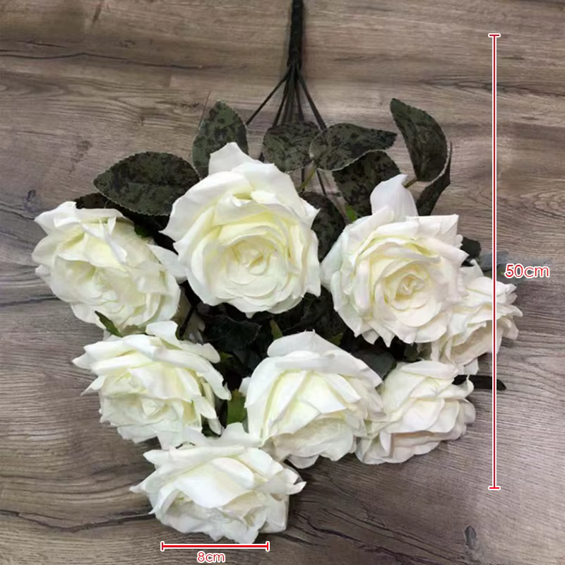 Bouquet de roses artificielles en diamant