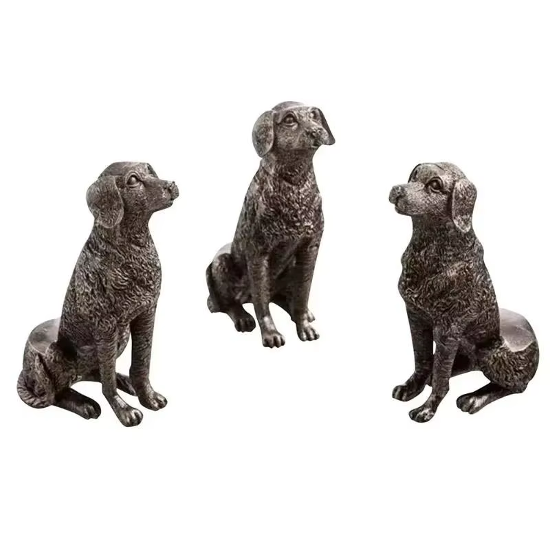 Fuuny 3 pièces Pot de fleur pieds support forme animale chat chien Pots de plantes Risers Pad extérieur jardin résine Pot pied plante bonsaï supports