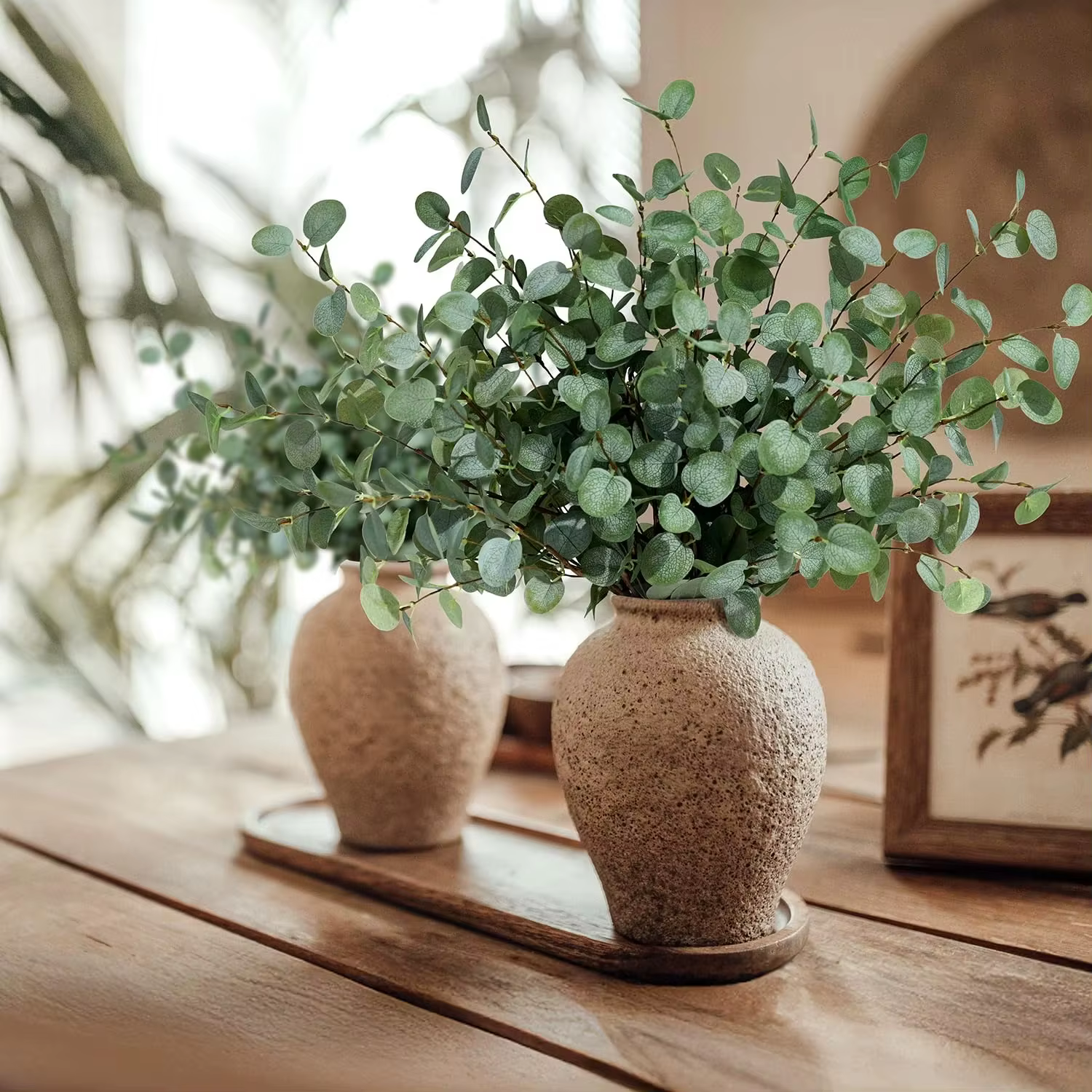 Plantes artificielles d'eucalyptus de hauteur