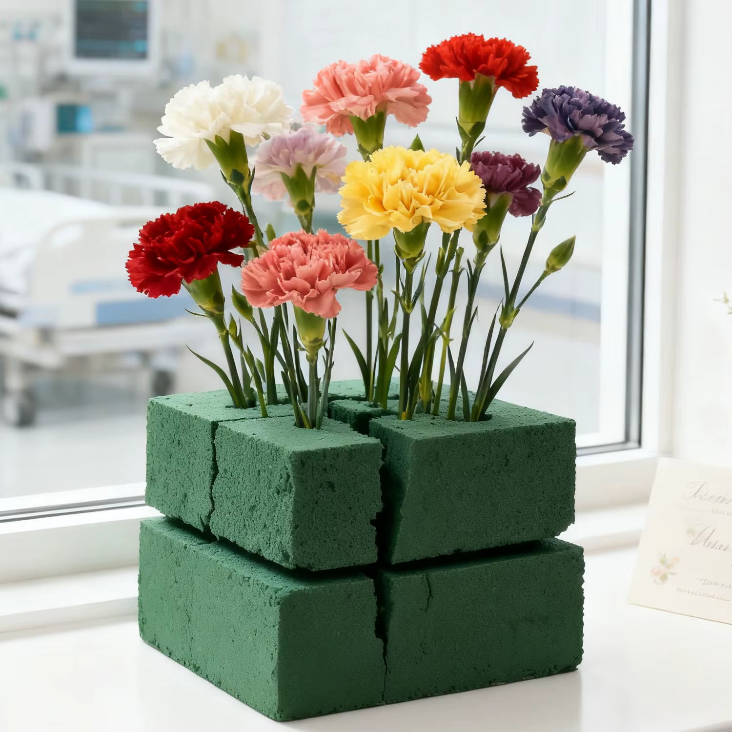 Blocs de mousse florale carrés