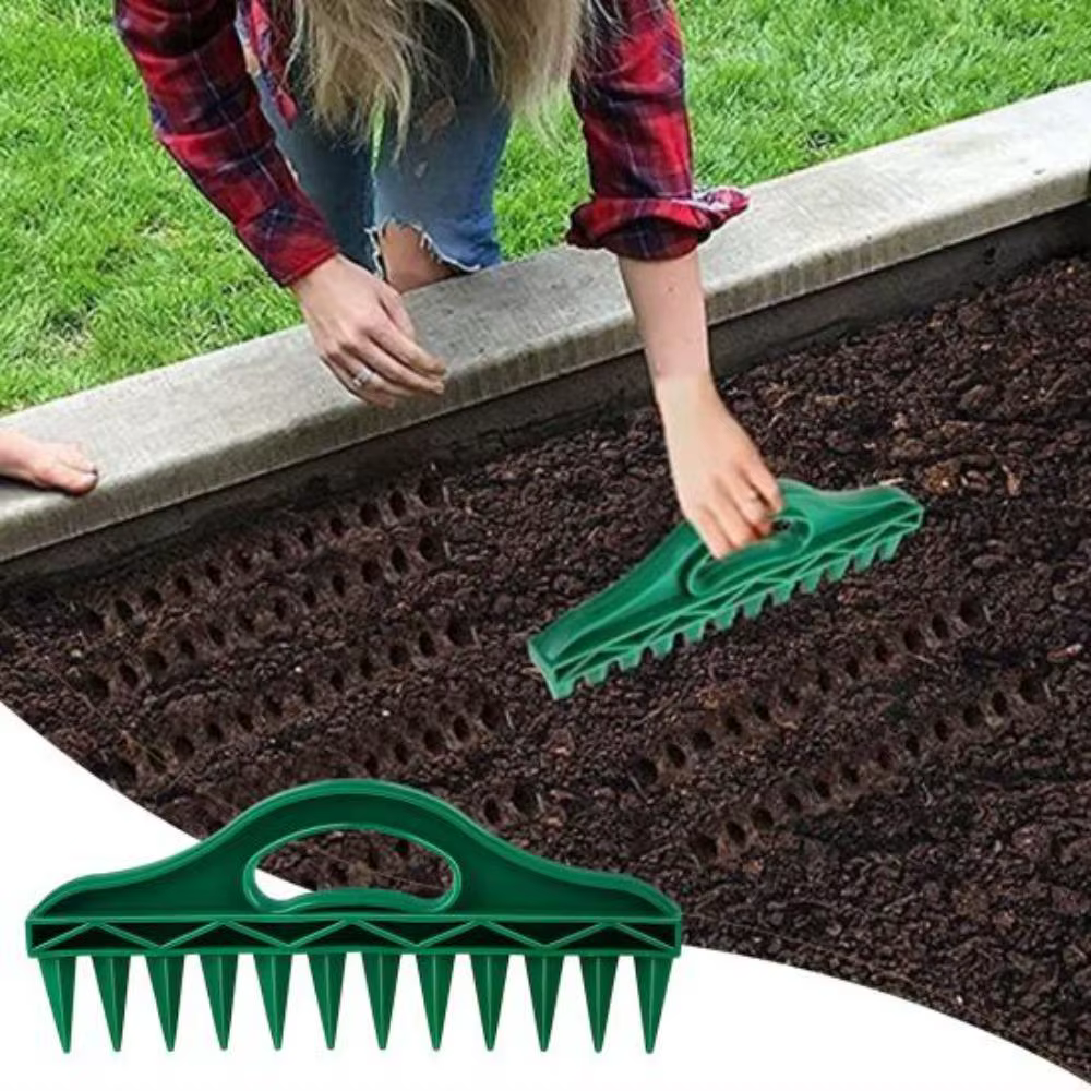 Épandeur de graines dans le sol manuel de jardinage