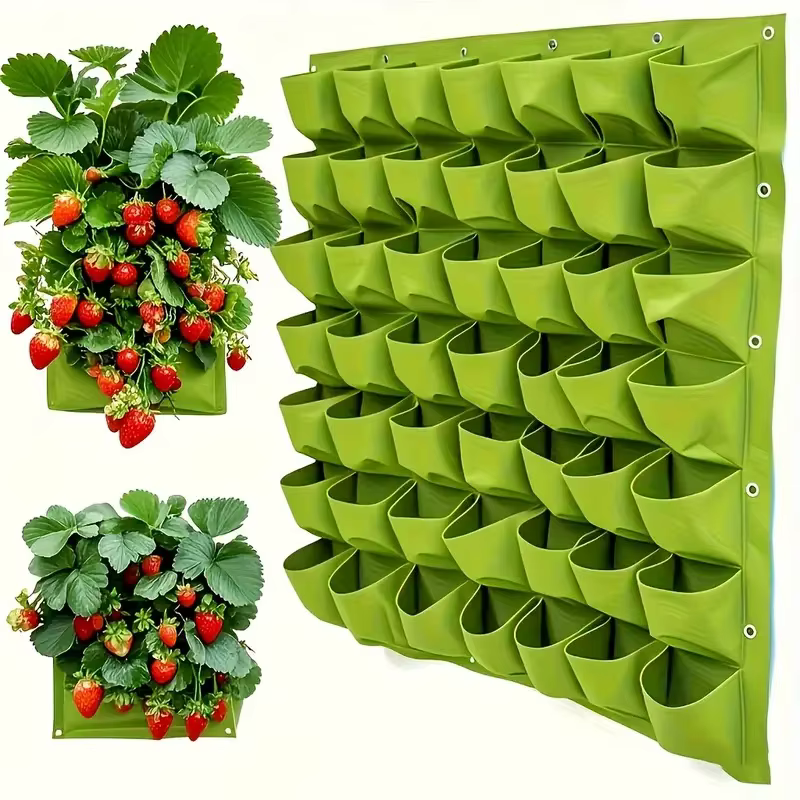 Jardinière de jardin verticale à 18 poches