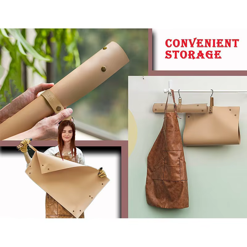 Tapis de recyclage pour plantes en cuir