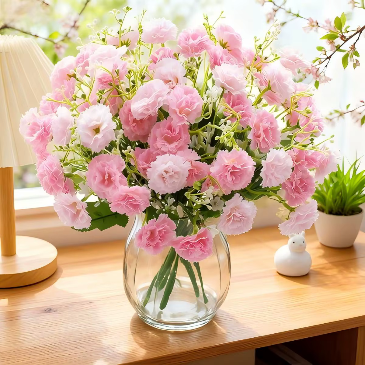 Fleurs Artificielles Œillet pour la Saint-Valentin