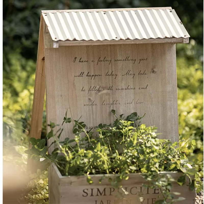 Support de fleurs de plantation de cour