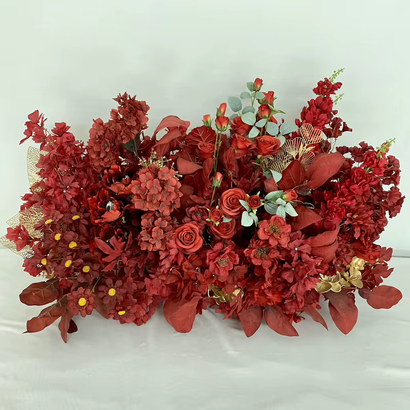 Simulation de fleurs en soie