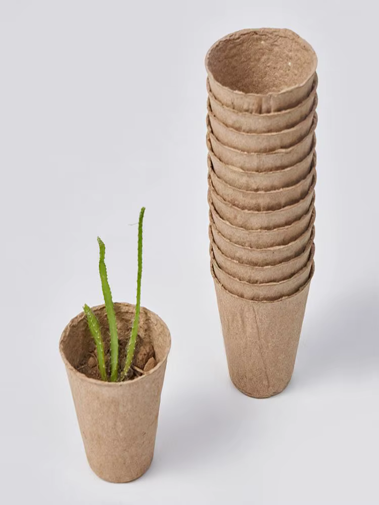 Pots de plantes biodégradables en pulpe écologique