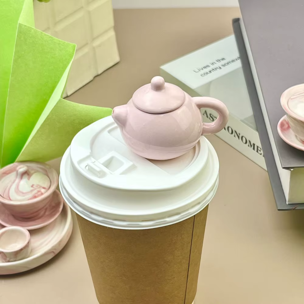 Théière en porcelaine à fleurs de 40 ml