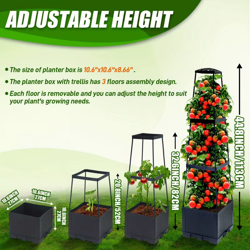 Support de plantes grimpantes trapézoïdal de 44