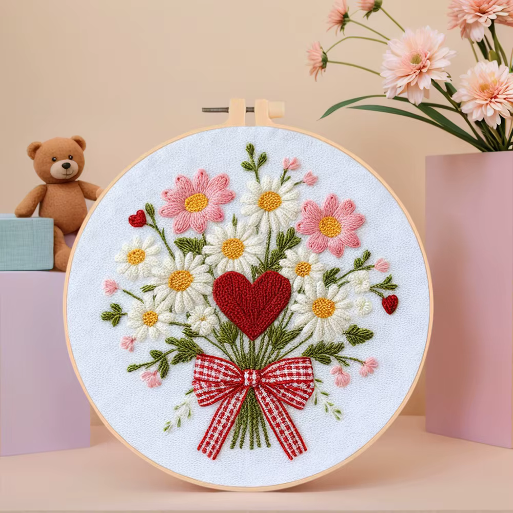 Kit de broderie Momoart avec cerceau