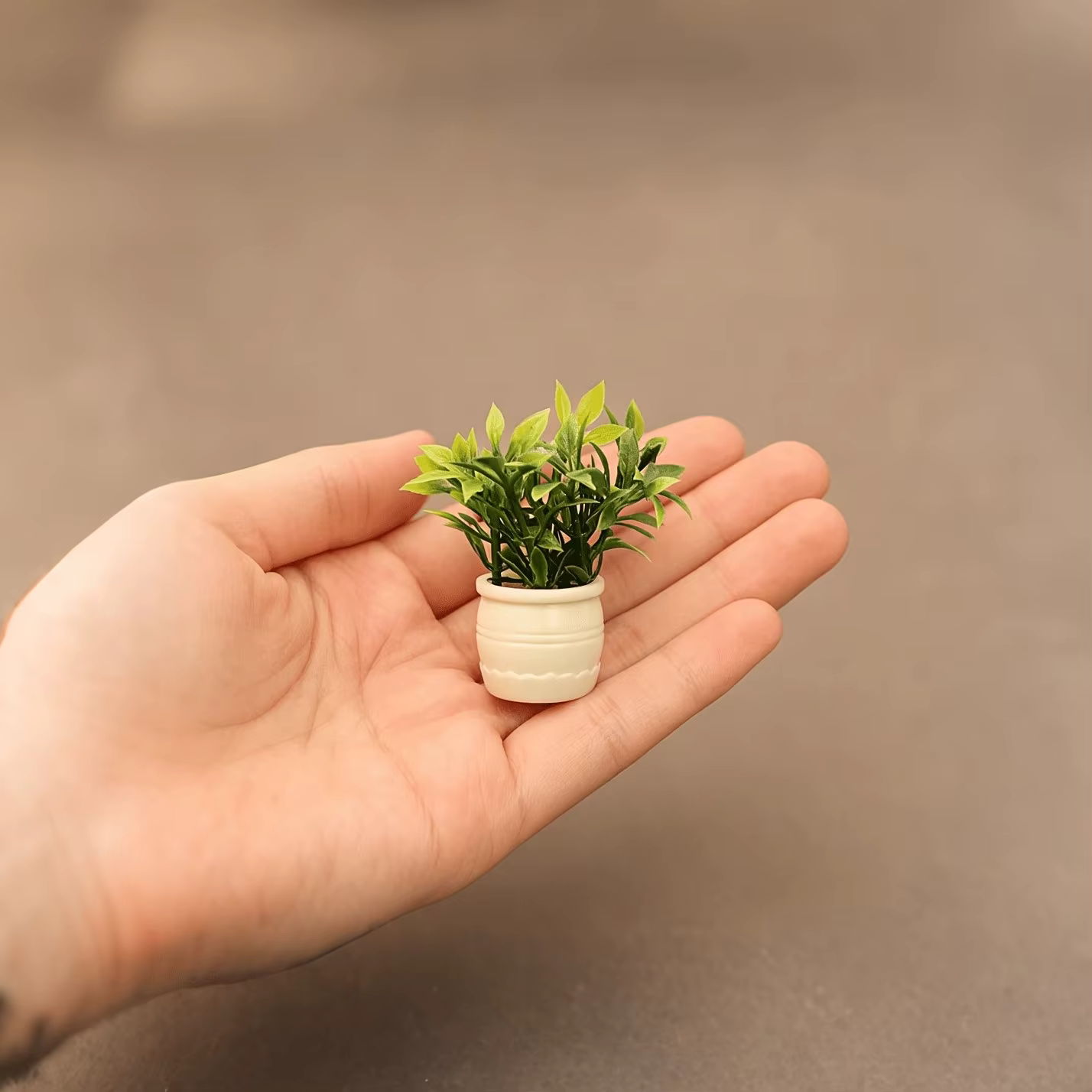 1 ensemble de mini-pots de plantes vertes artificielles | Ornement de console centrale de voiture