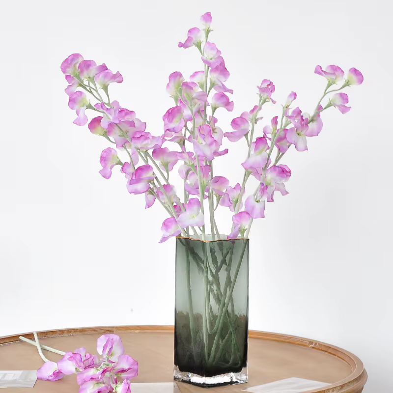 Bouquet de fleurs artificielles de pois