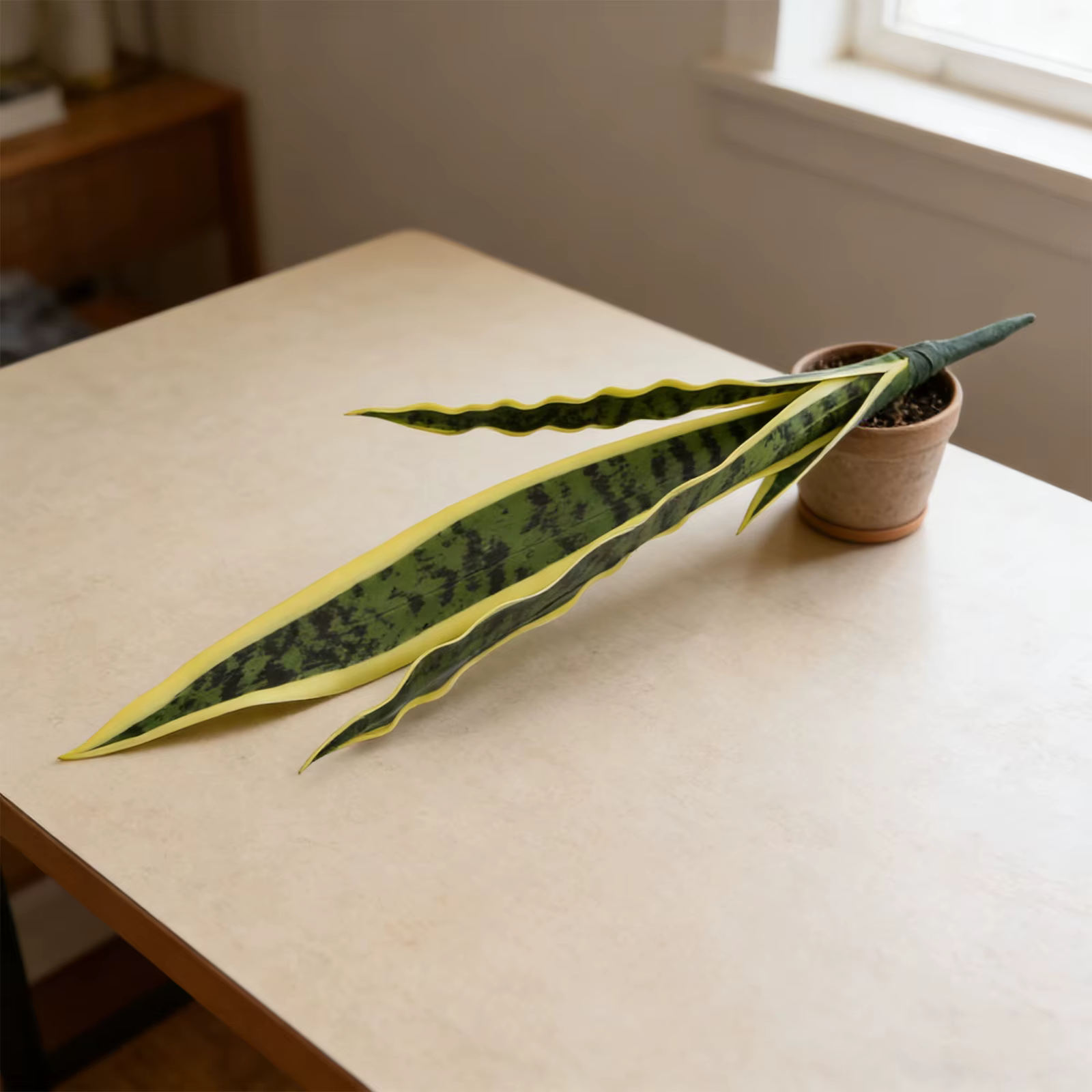 Plante Serpent en PVC pour Décoration Intérieure