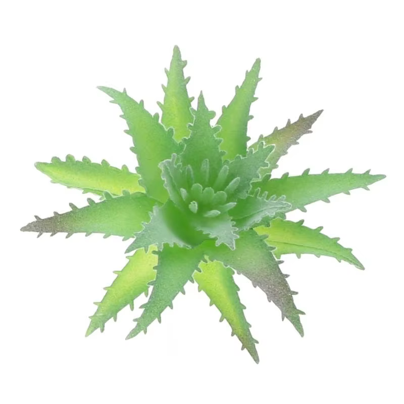 G6KF 16PCS Assorti des plantes succulentes artificielles.