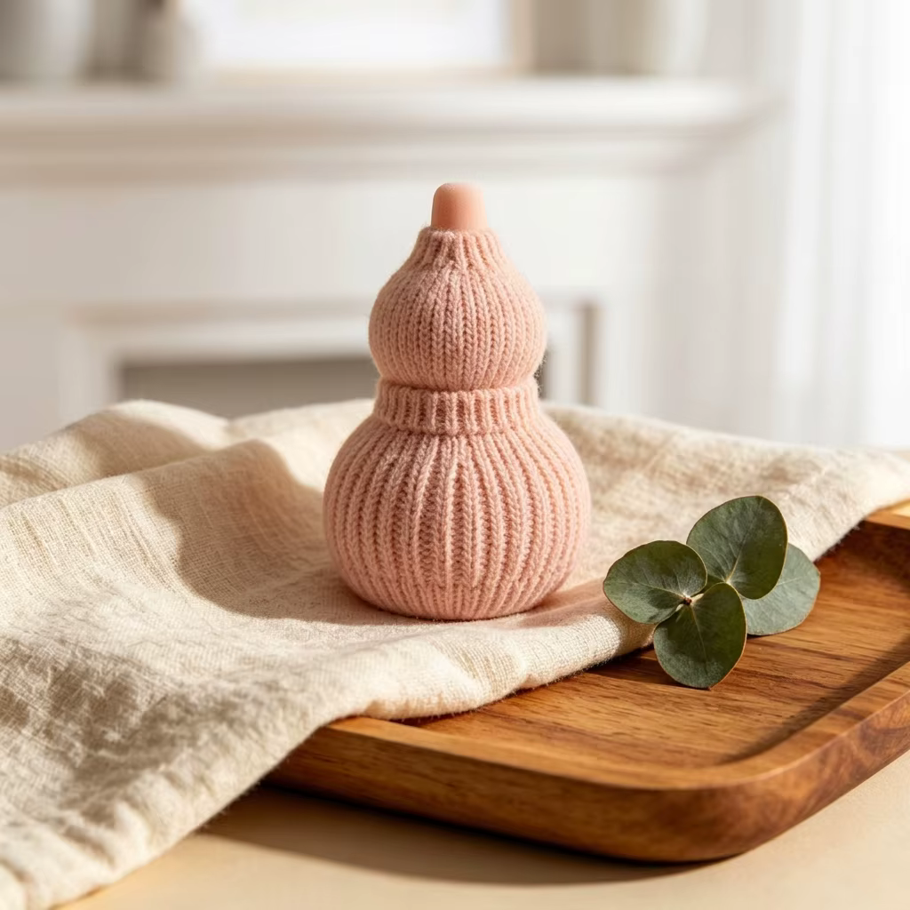 Figurine artistique en forme de calebasse