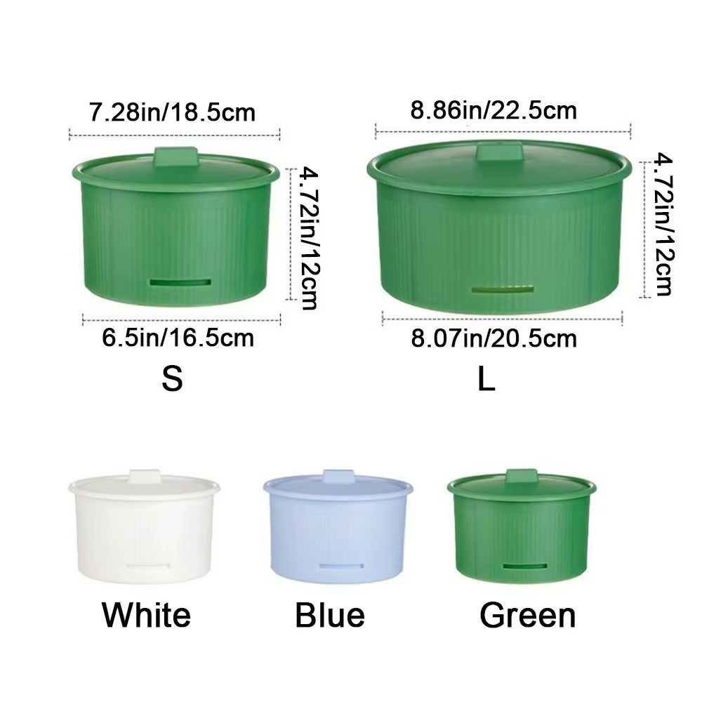 Pots de pépinière en plastique pour germes de haricots
