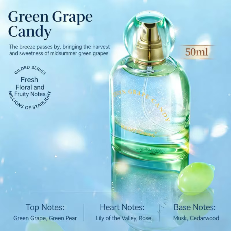 Parfum pour femmes populaire en Russie, Eau de Parfum 50ml, senteurs d'orange, de raisin et de cerise, parfum léger longue durée, parfum fruité naturel pour femmes