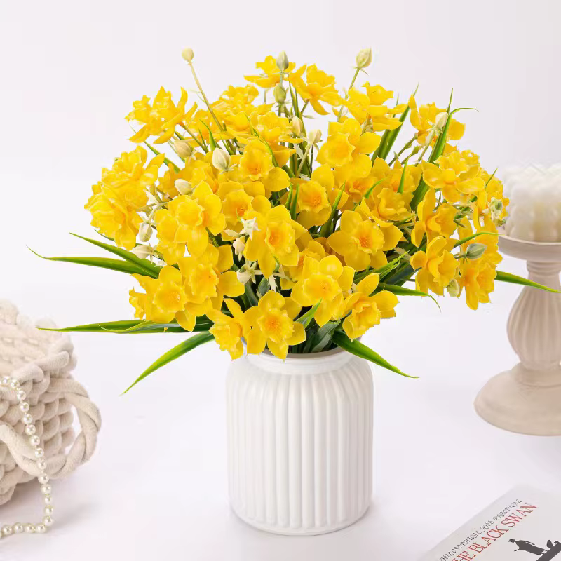 Fleurs artificielles Narcisse en soie