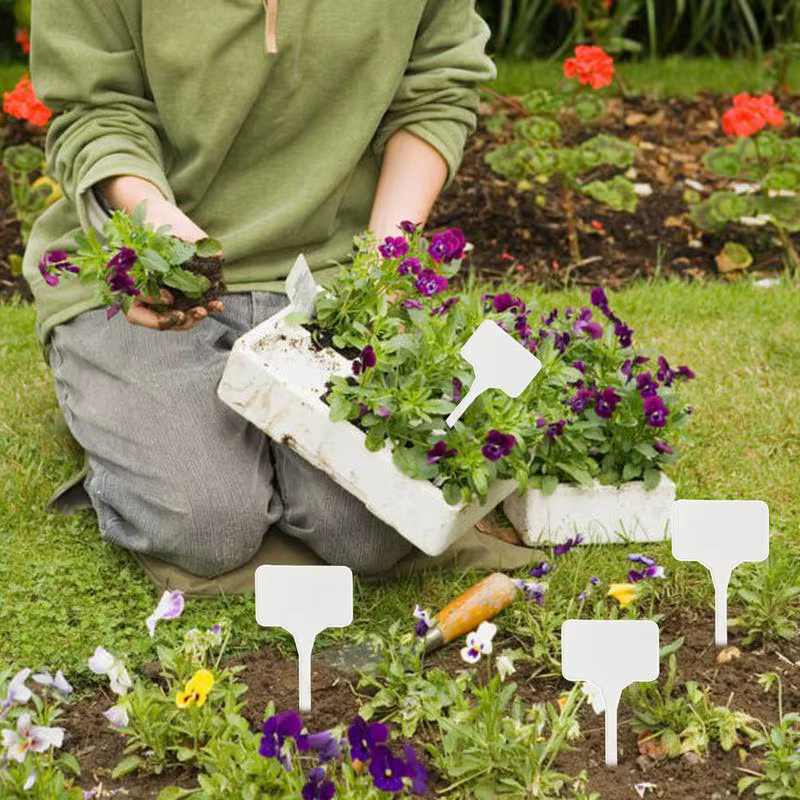 Étiquettes pour plantes de jardin