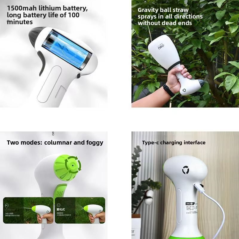 Arrosoir électrique rechargeable 1L