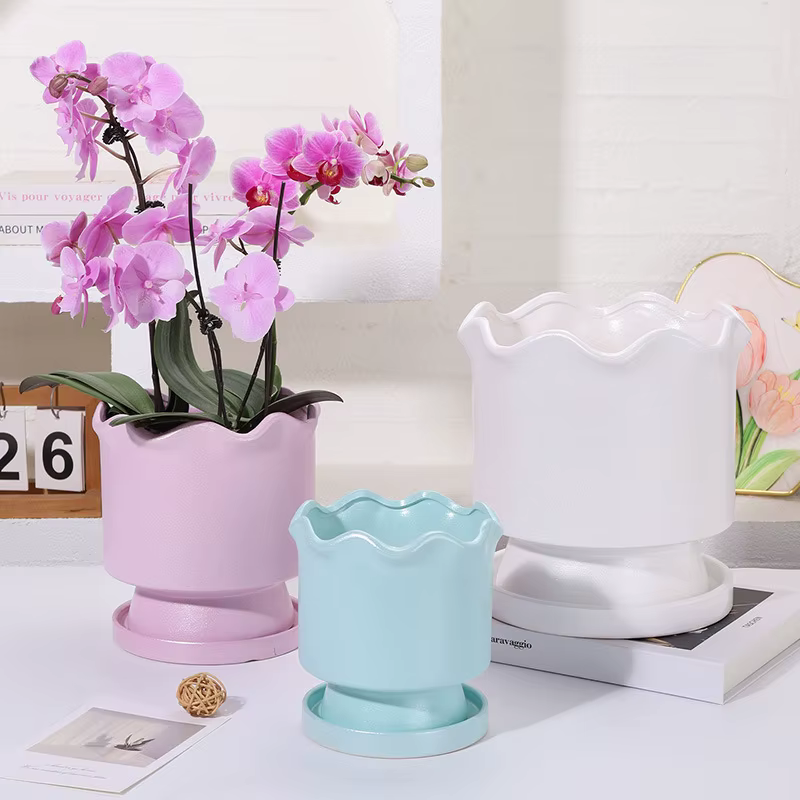 Pot à fleurs en céramique YFY