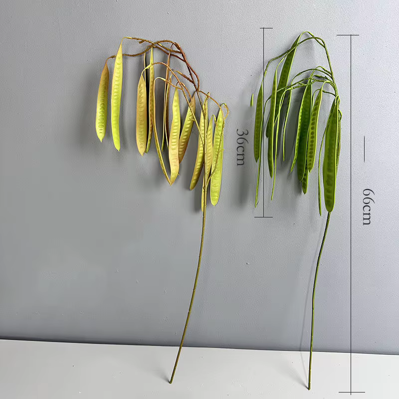 Haricots artificiels au toucher réel