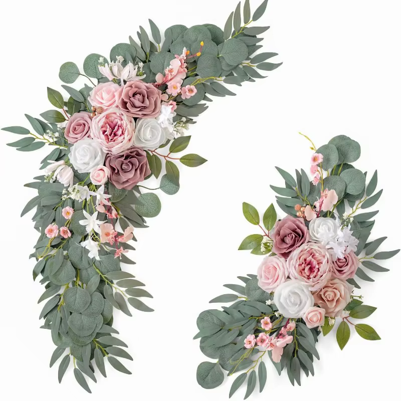 Kit de fleurs artificielles pour arc de mariage