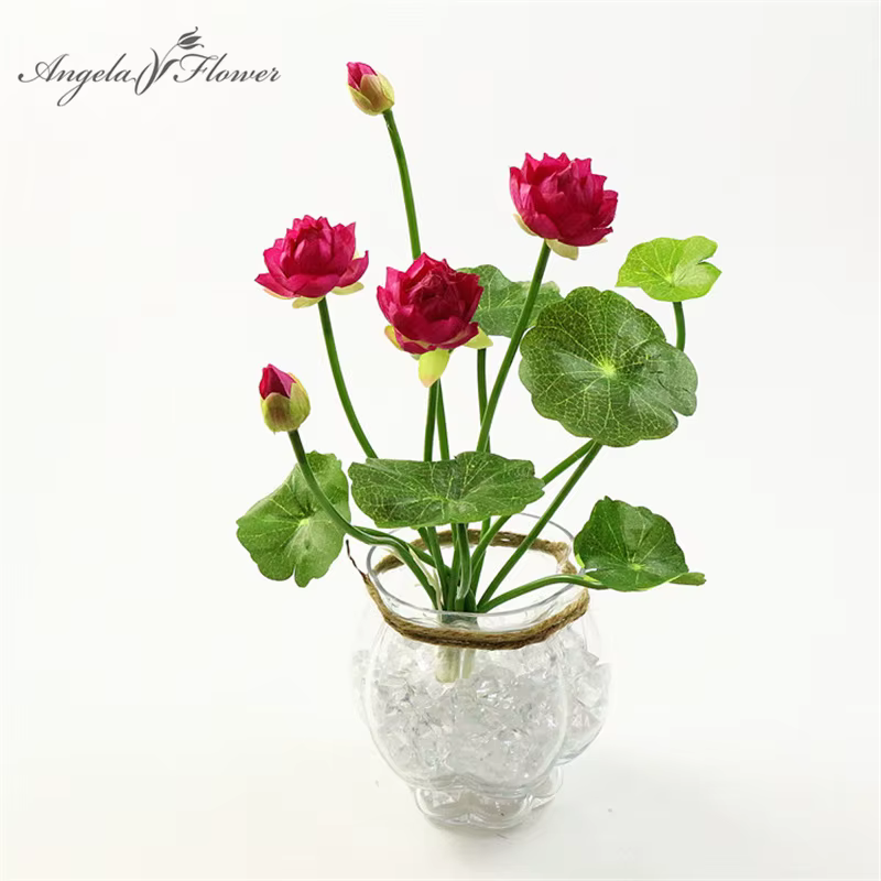 Petite Mini fleur artificielle de Lotus