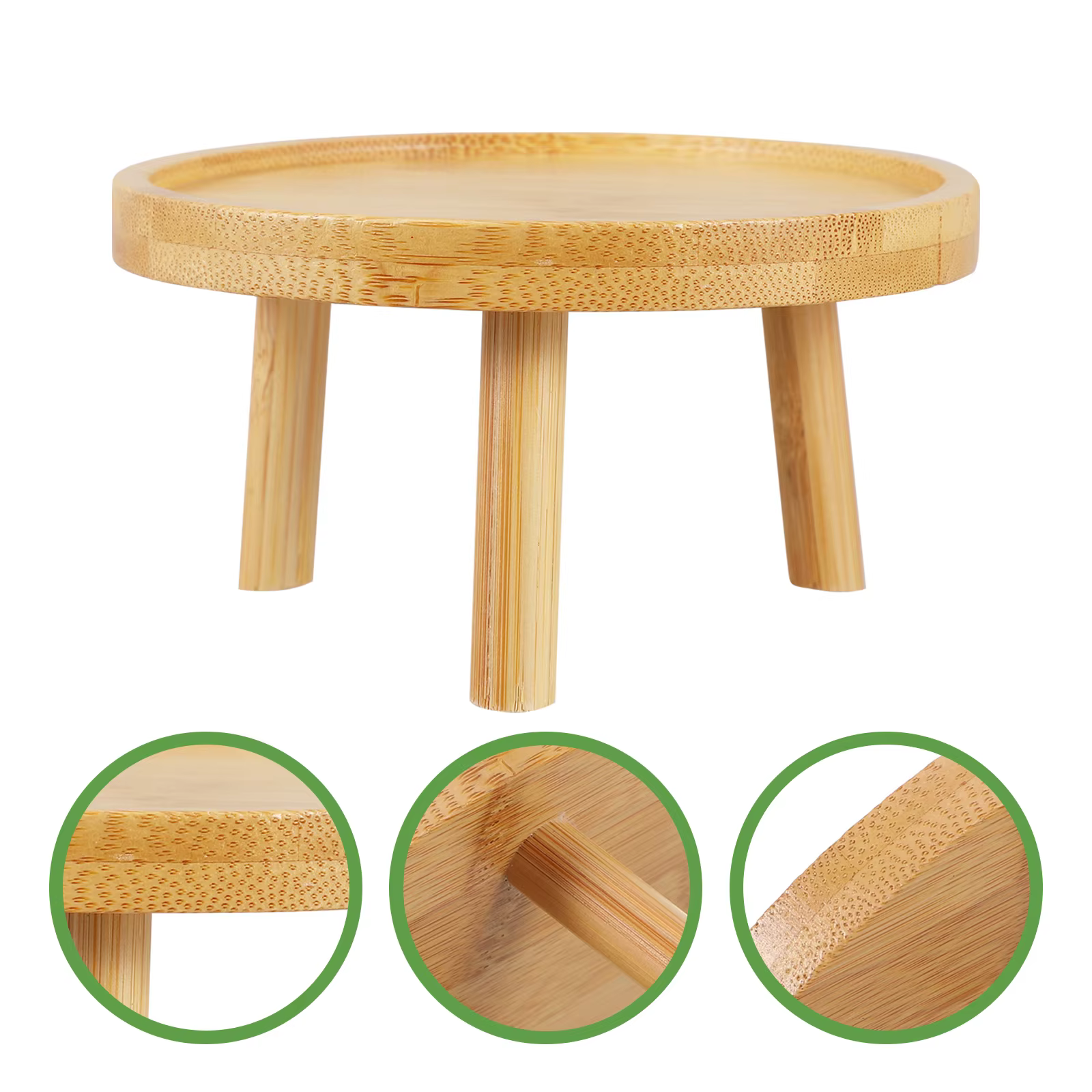 Support pour pot de fleurs en bois